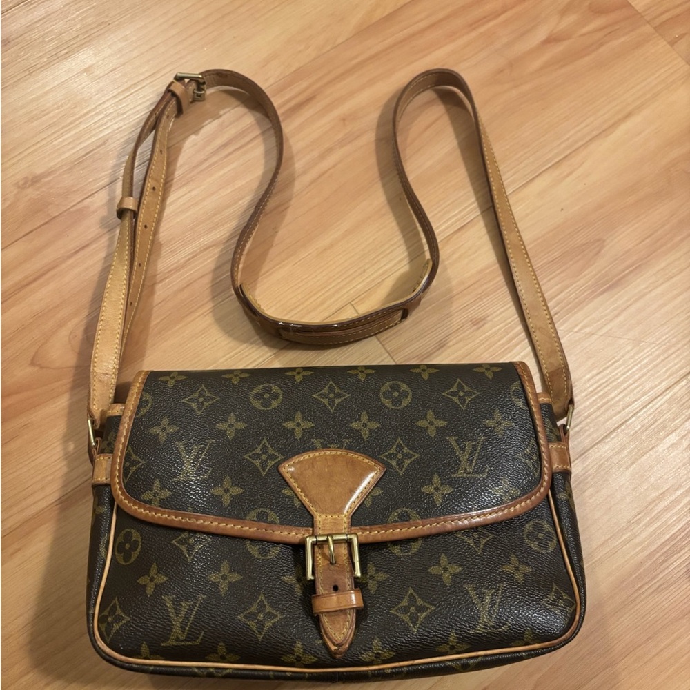 Louis Vuitton Classic Monogram Tan Crossbody Bag
